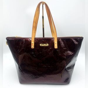 Authentic Louis Vuitton Vernis Amarante Bellevue GM Tote Preloved